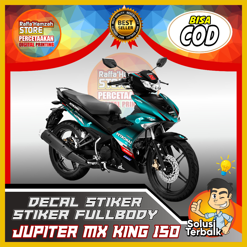 Decal Stiker Full Body Jupiter Mx King 150 New Petronas