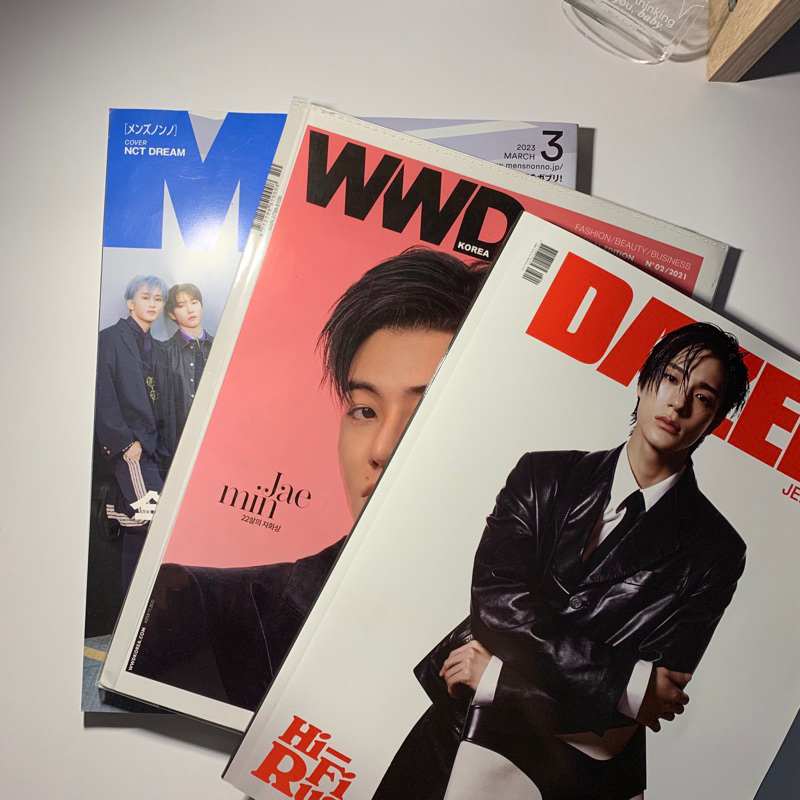 magazine dazed wwd korea mens non-no nct dream jaemin jeno