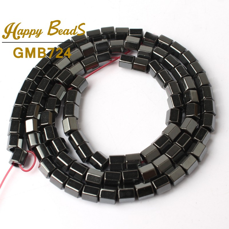 Batu Magnet Rentengan Tabung Hitam Bahan Untuk membuat Kalung Gelang