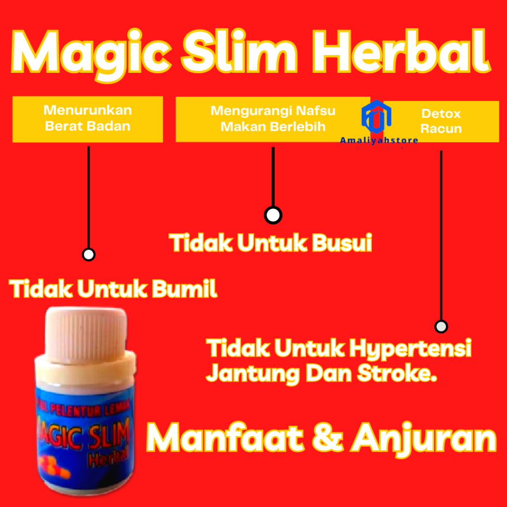 Kapsul Jamu Pelangsing Obat Pil Herbal Diet Cepat Kurus Farmasi 100% Peluntur Lemak Pengecil Badan Dan Perut Pria Wanita Ampuh Dalam 1 Minggu 1 16 Kg Body Magic Slim