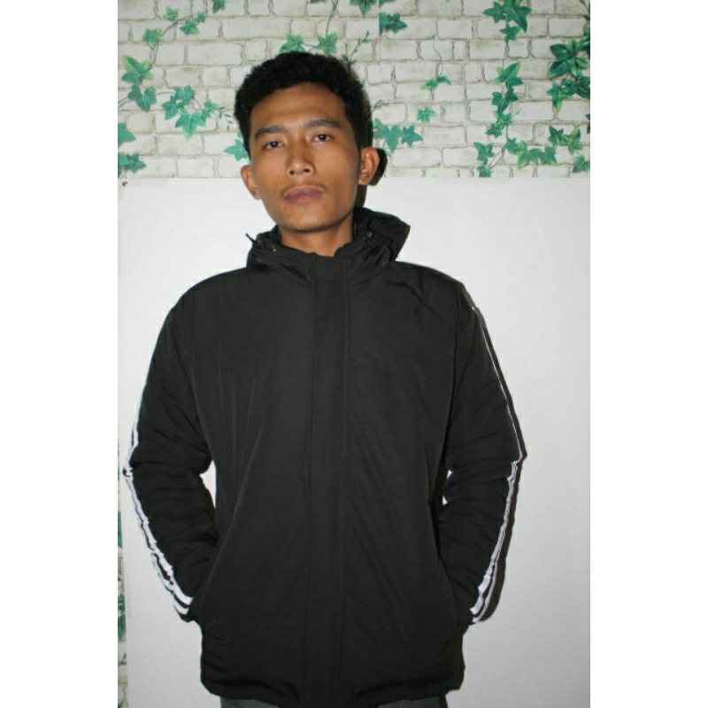 Jaket Pria Terbaru BndgBoys Puffer Flat Tangan//List Tangan