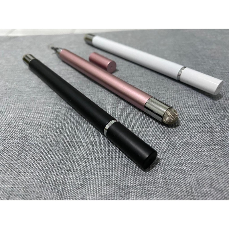 2 IN 1 Capacitive Pen Touch Stylus Digital Pen Untuk Laptop dan Handphone ALM