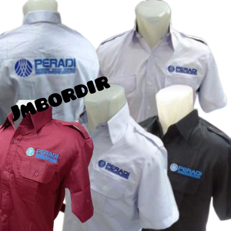 KEMEJA PERADI BORDIR || KEMEJA ADVOKAT PERADI BORDIR || SERAGAM PERADI BORDIR || SERAGAM ADVOKAT BOR