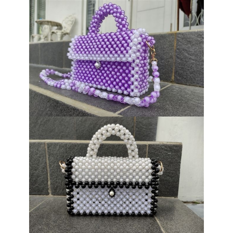✿elkahame✿ Beaded Bag / Tas Manik / Tas Mote / Tas Kristal / Tas Akrilik / Kado Cewek