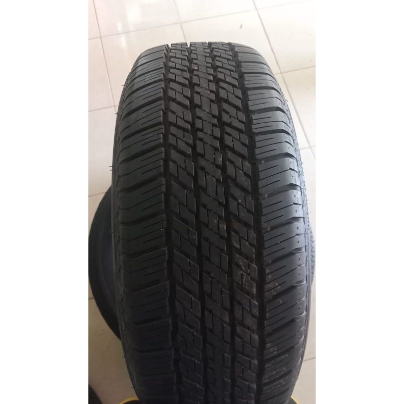 BAN MOBIL RING 18 BAN PAJERO PORTUNER MEREK BRIDGESTONE DUELER UKURAN 265/60 R18 SECOND COPOTAN TUBE