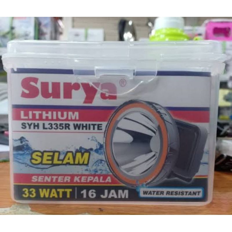 SENTER KEPALA SURYA SELAM 33WATT L303R