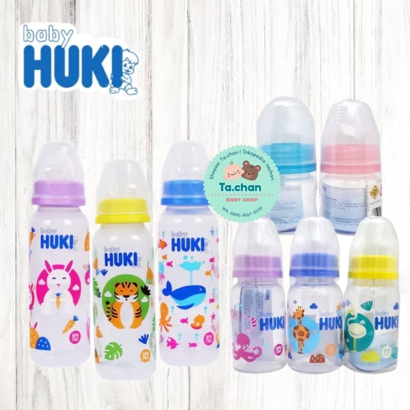 Huki Botol Susu Dot Gepeng Orthodontic 240ml 120ml