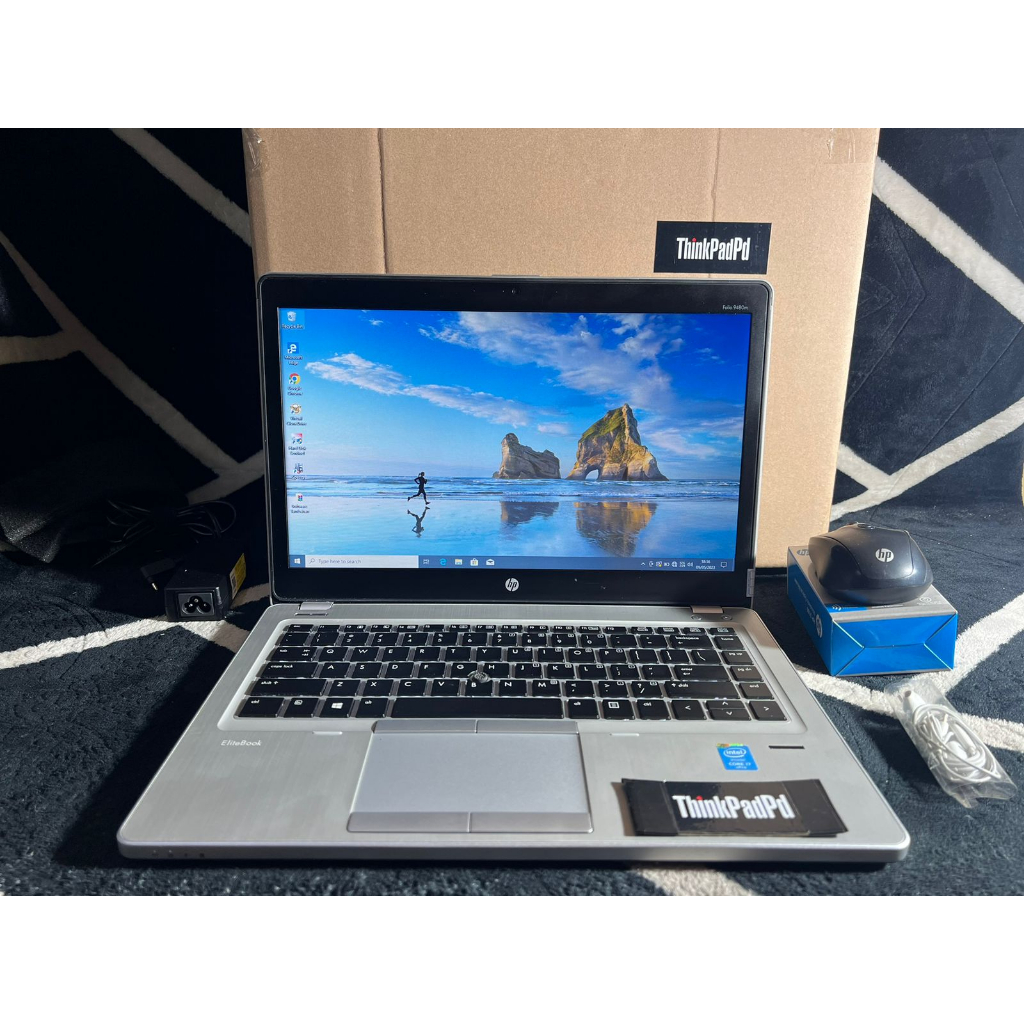 Laptop HP Folio 9480m Core i7 4600U Backlight Slim SSD Mulus
