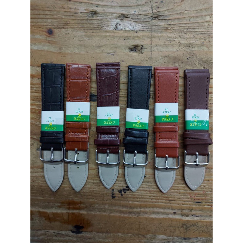 TERMURAH TALI JAM TANGAN KULIT CYBER , STRAP JAM TANGAN KULIT CYBER