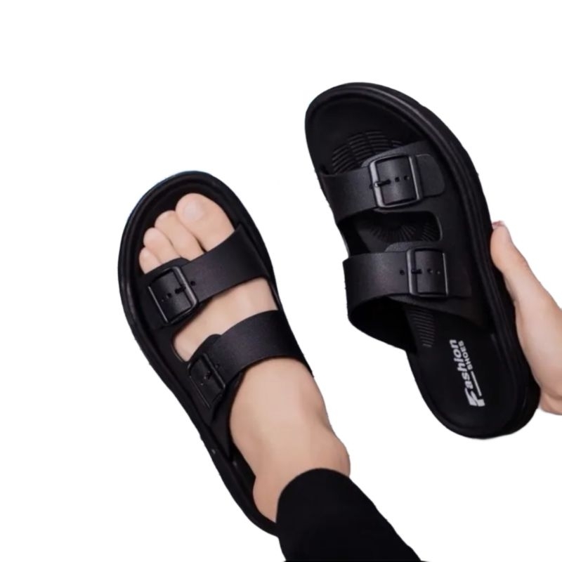 Sandal Slop Casual Pria Sendal Distro Selop Kasual Kekinian