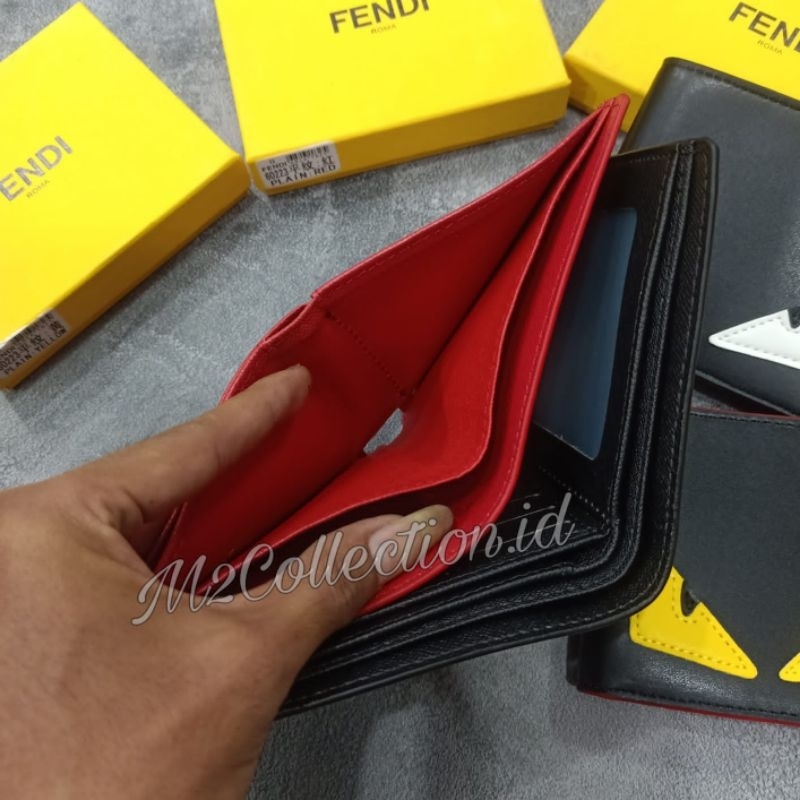 DOMPET Fendi Eyes Monster Dompet PRIA FENDI IMPORT