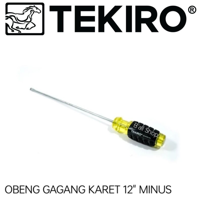 Obeng Gagang Karet 6 x 300 ( - ) Tekiro