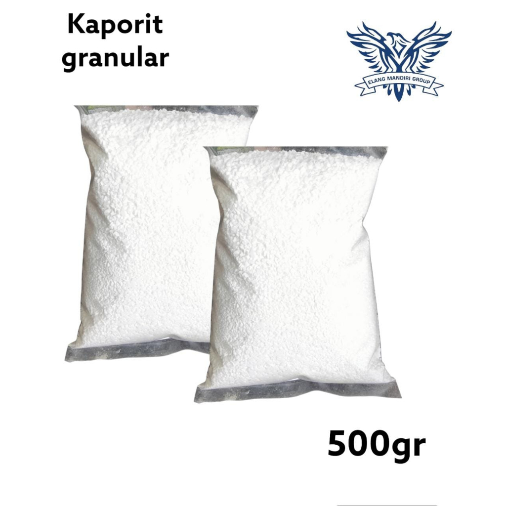 KAPORIT TCCA Granular Kemasan 500gr Kadar 90% Obat Penjernih Air Kolam Renang