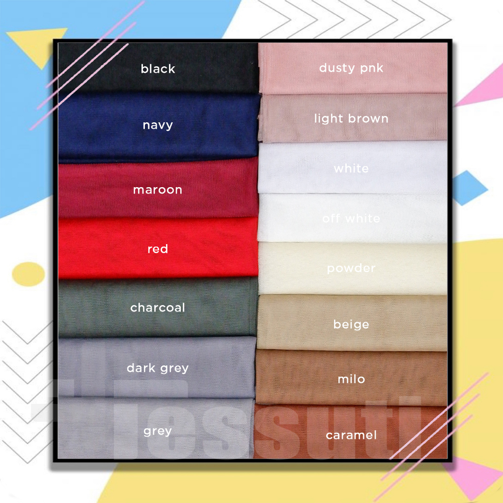 KAIN TILE HALUS LEMBUT POLOS / KAIN TULE / KAIN TULLE / KAIN TILLE / SOFT TILE / SOFT TULLE