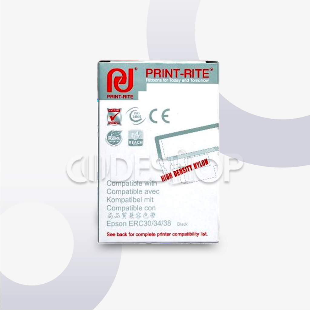 Pita Ribbon Catridge PRINT-RITE ERC 38 Warna Ungu DOT MATRIX