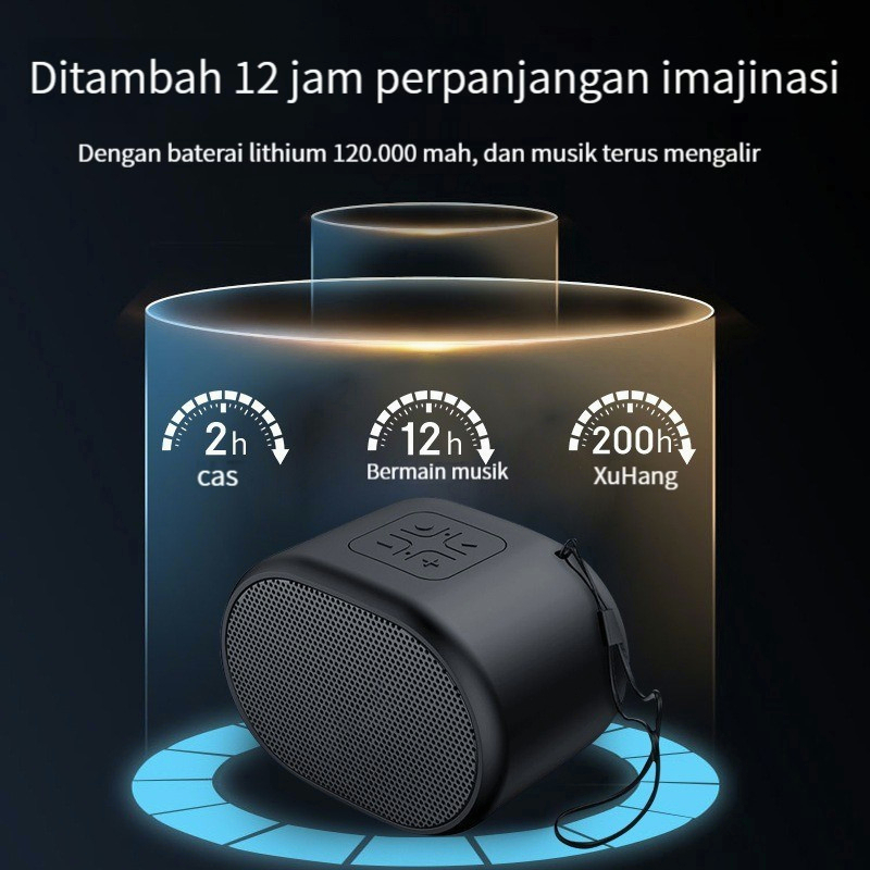 【Ready】YUN Mall TWS Mini Bluetooth speaker Music Box Bluetooth Full Bass/Portable Wireless Speake With HD Sound/Super Bass Waterproof Stereo Original MP3