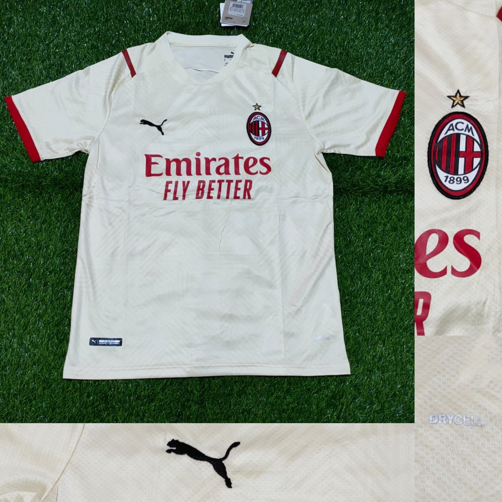 JERSEY BOLA MILAN AWAY 2021/2022 GRADE ORI
