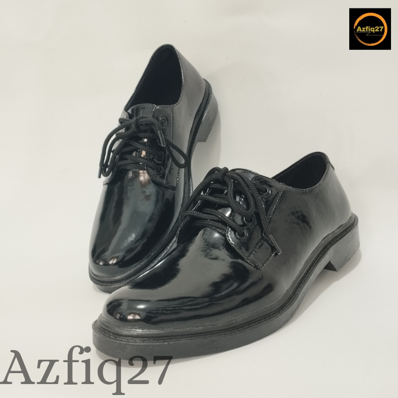 Sepatu Pdh Pendek Tni Polri Security Dinas Kantor Mengkilap 100% Original Merk Azfiq27 #3