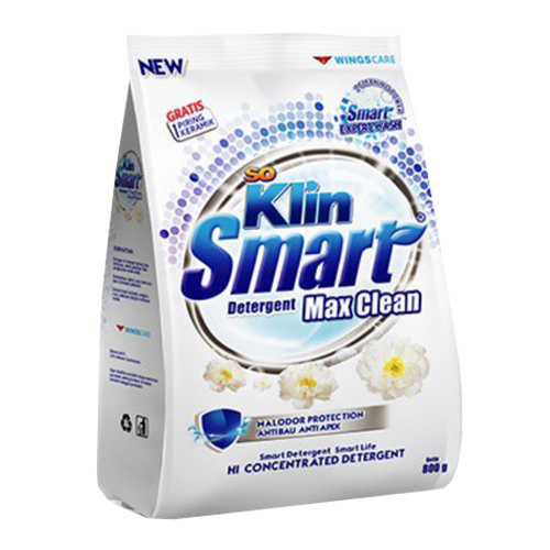 SOKLIN SMART DETERJEN BUBUK 800 GR GRATIS PIRING KERAMIK
