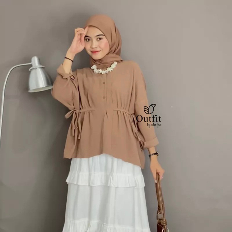 BIANKA BLOUSE CRINKLE - Cirebon Cloth