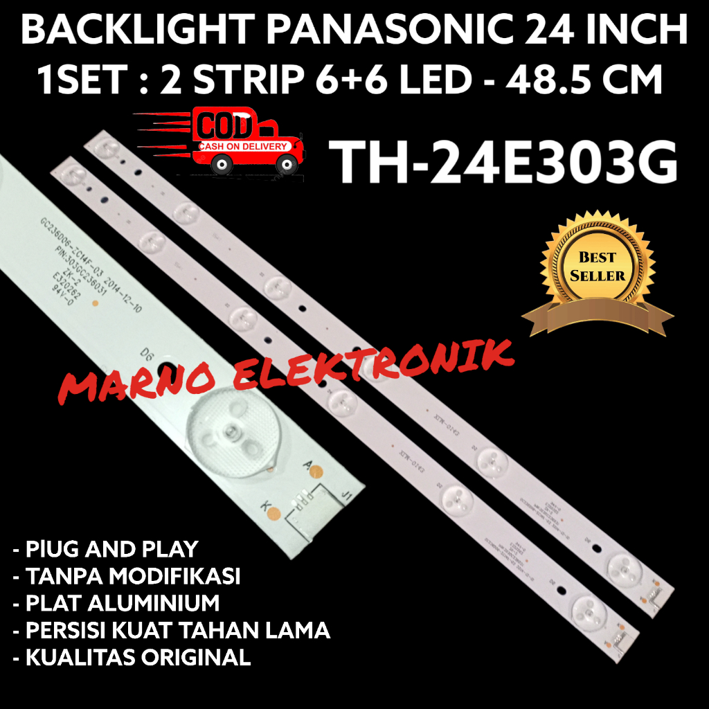 BACKLIGHT PANASONIC PANASONIK 24 INCH TH-24E303G TH24E303G TH 24E303G