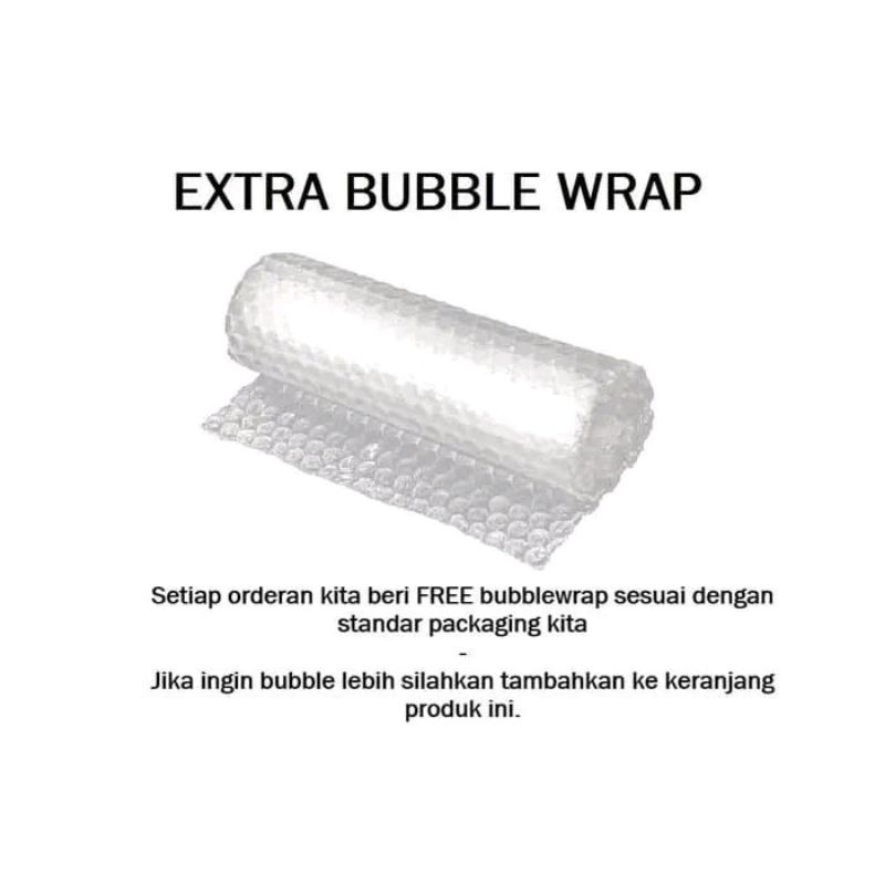 

Lembar bubble warp (extra safety packing) Plastik bubble wrap tambahan pengaman packing