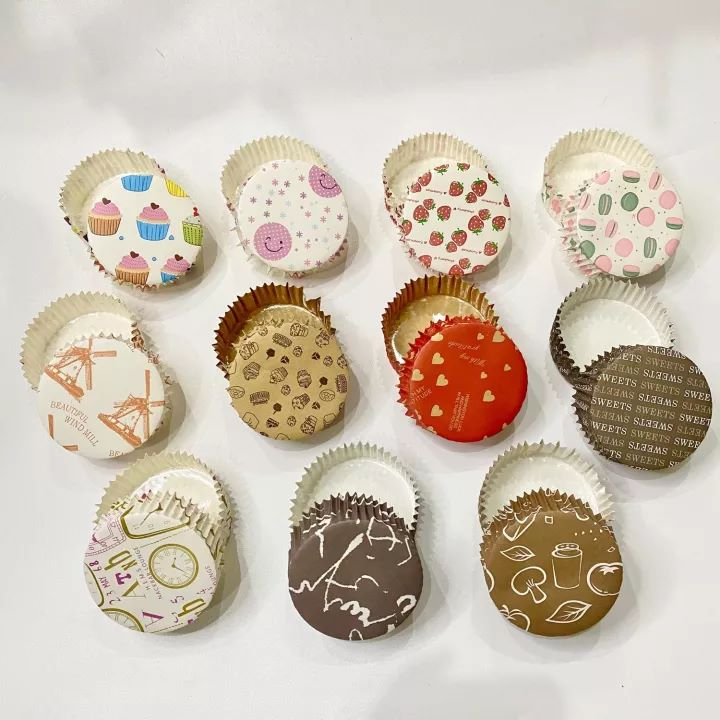 

Cupcakes Motif Diameter 8 cm isi 200 pcs