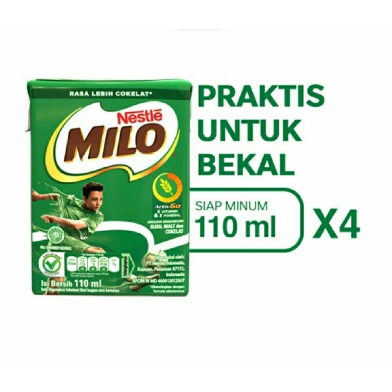 

MILO SUSU UHT MULTIPACK 4X110ML