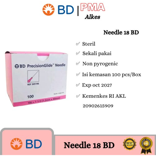 Needle BD 18 G