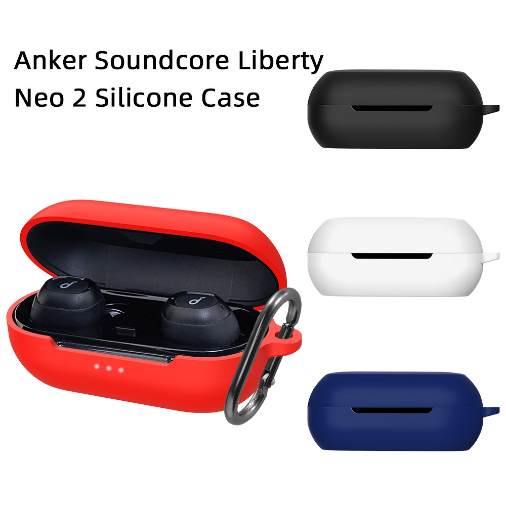 Soft Case Silikon TWS Anker Soundcore Liberty Air 2 Pro Anker Soundcore Liberty Neo 2 Anker Soundcore Liberty 3 Pro Anker Soundcore Liberty 4 + carabiner