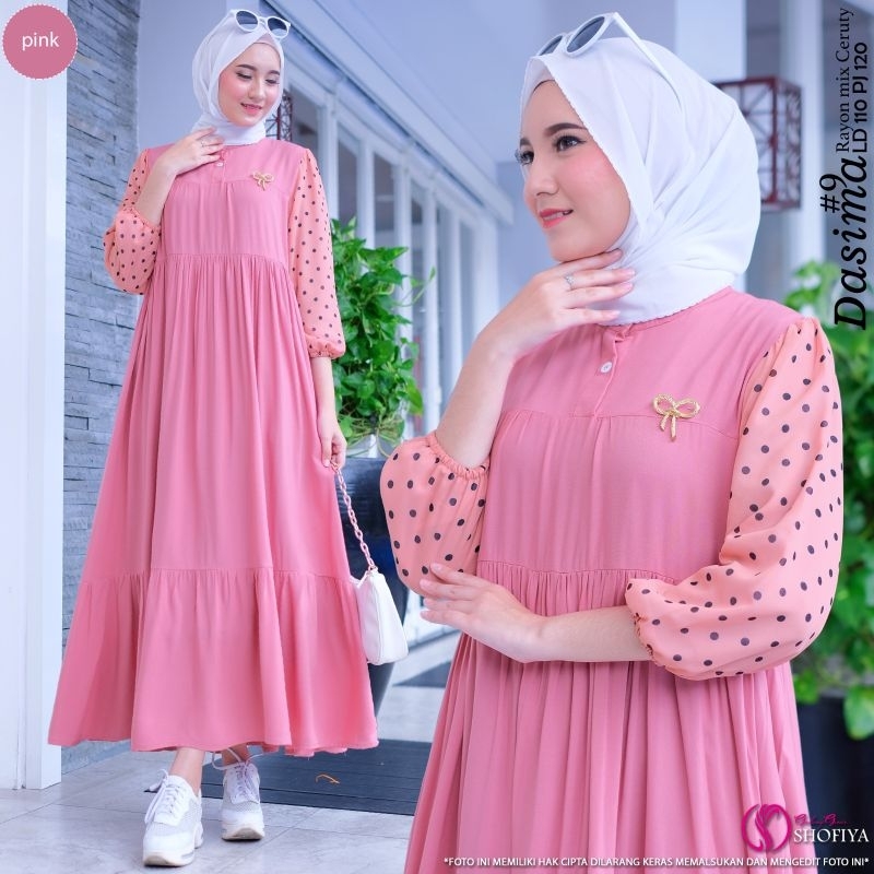 DRESS MIDI DASIMA,VIONA, DENADA, NAWANG by Shofiya