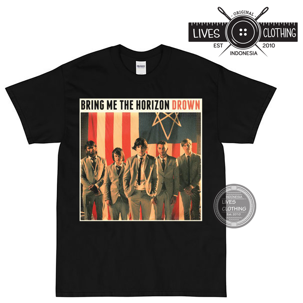 KAOS PREMIUM BAND BMTH BRING ME THE HORIZON DROWN / HEAVY METAL EMO
