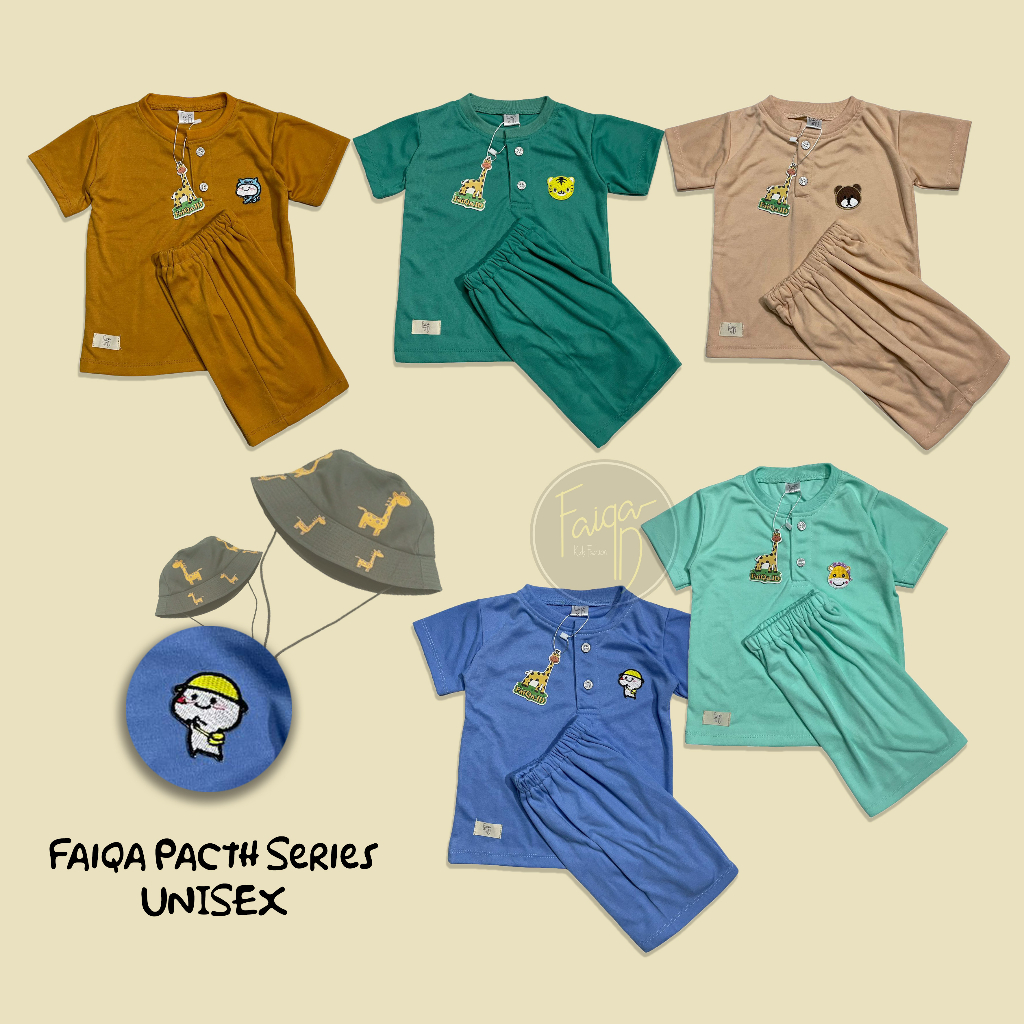 Faiqa Setelan Baju Anak Daily Unisex