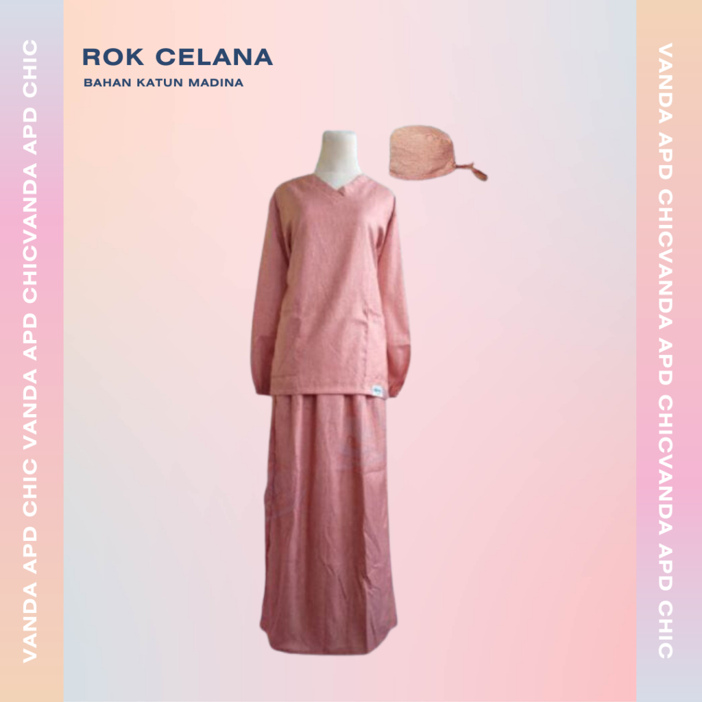 BAJU OKA MODEL ROK CELANA/ BAJU JAGA/SCRUB DOKTER/ BAJU SERAGAM DOKTER