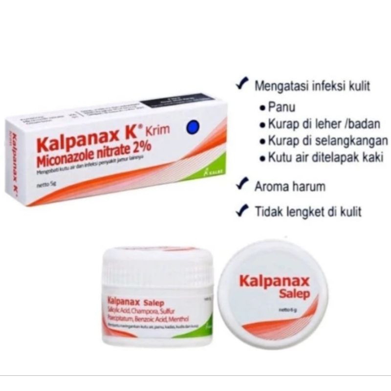 Kalpanax Salep Kulit Panu Kadas Kudis Kurap Kutu Air Jamur