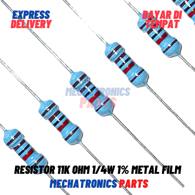 RESISTOR 11K OHM 1/4W 1% METAL FILM