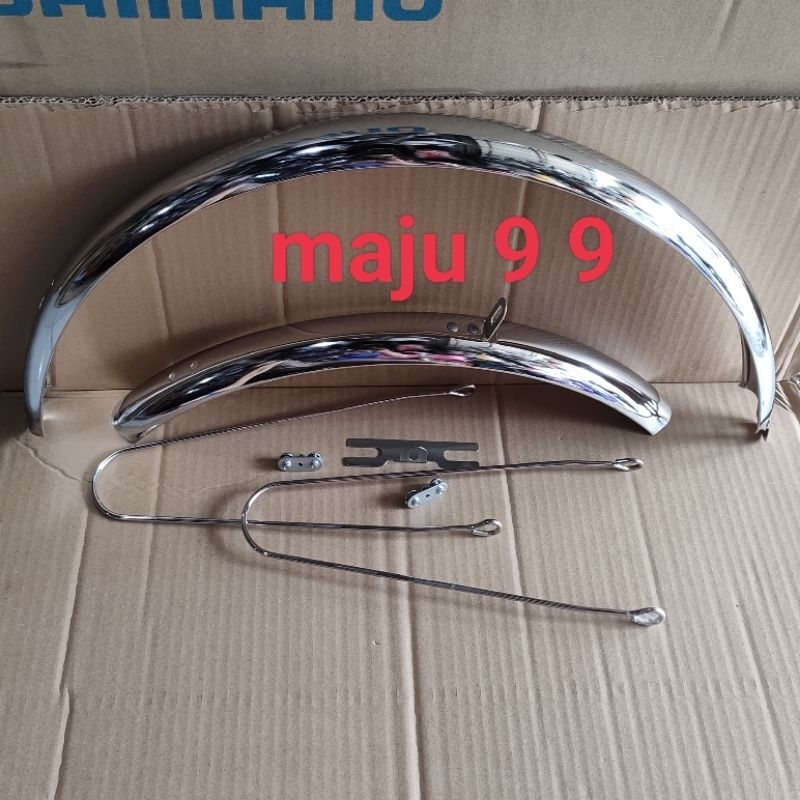 Spakbor / Slebor / Fender / Spakbor Sepeda Lipat Mini 20 inch Taiwan Chrome