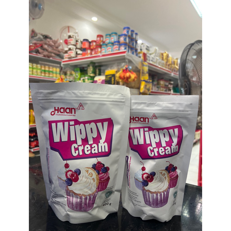 

Haan Wippy Cream 400gr/200gr