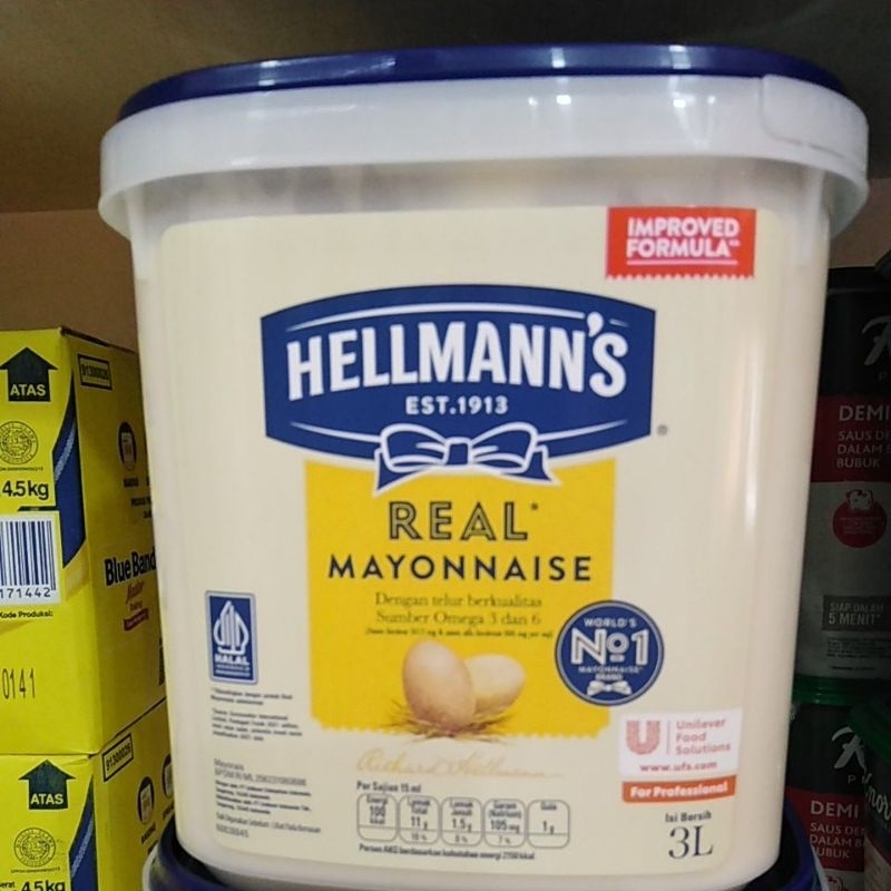 

Mayonnaise Hellmann's UK 3lt