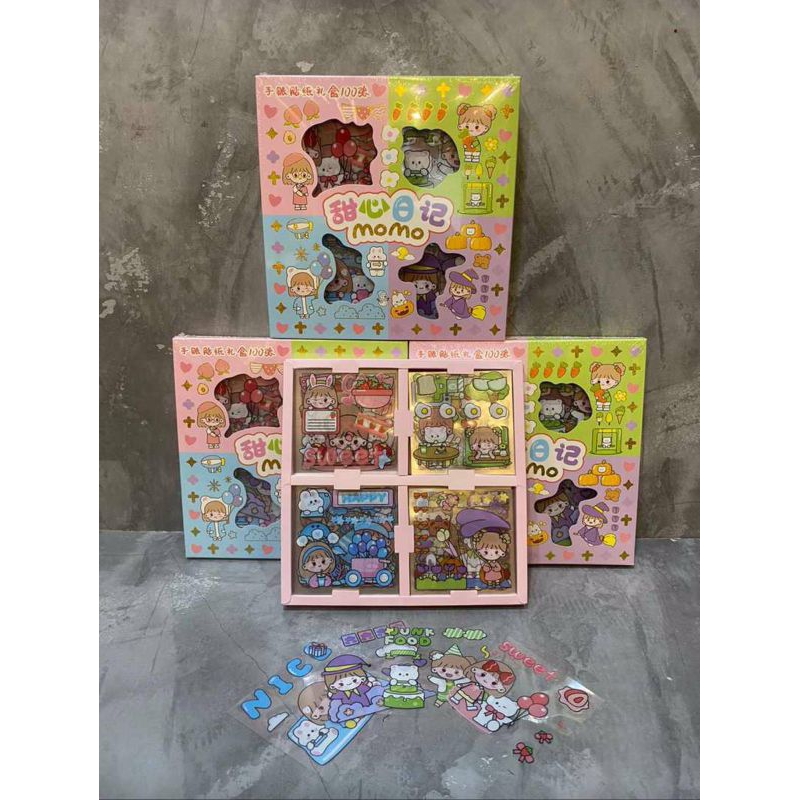 Sticker Waterproof Sticker Momo Stiker 2D Motif Cartoon