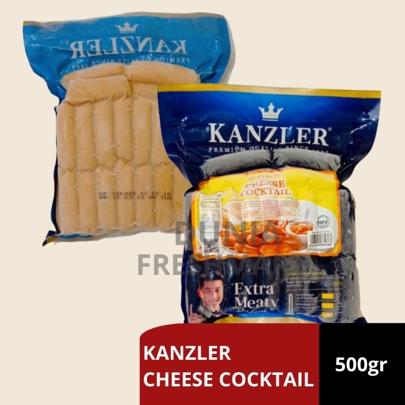 

Kanzler Sosis Cheese Cocktail 500 gram SOSIS AYAM RASA KEJU