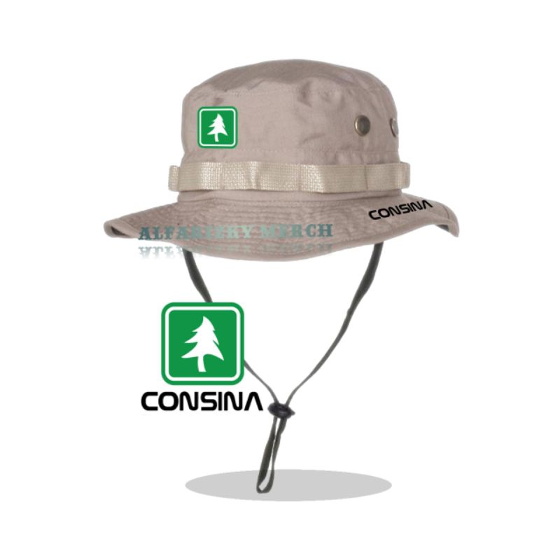 Topi Rimba Premium/Topi Gunung Hiking Outdoor Adventure/Topi Hutan Pria Wanita Lokal/CONSINA