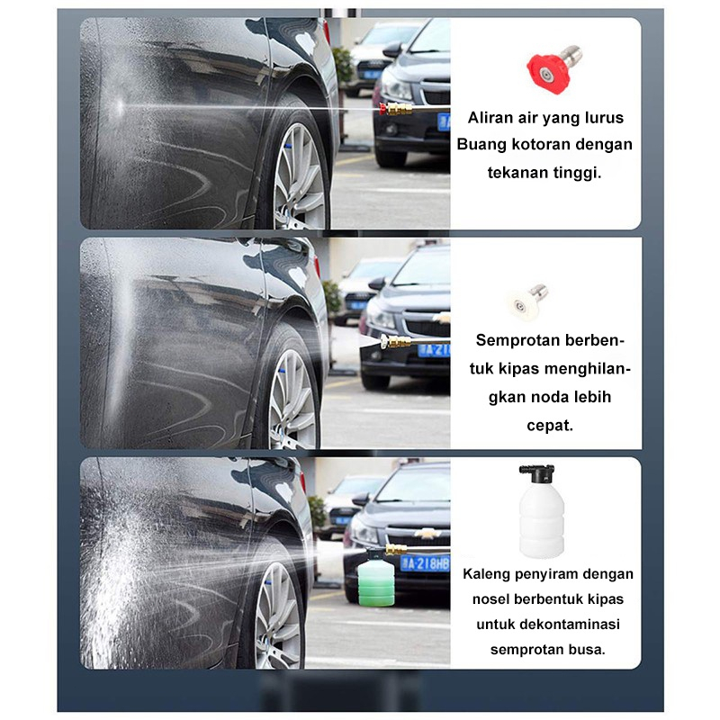 Alat Cuci Mobil Cuci Staem Ac Mobil Screen Sablon Berkualitas Pompa Mesin Steam Power Spayer Alat Portable Nirkabel