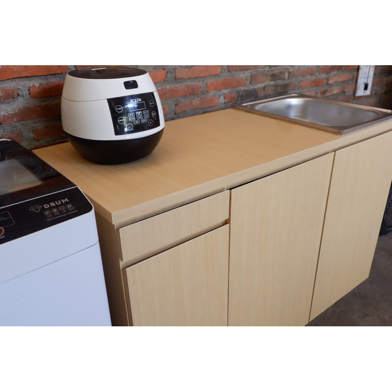 kitchen set minimalis | meja dapur | tempat cuci piring | SINK