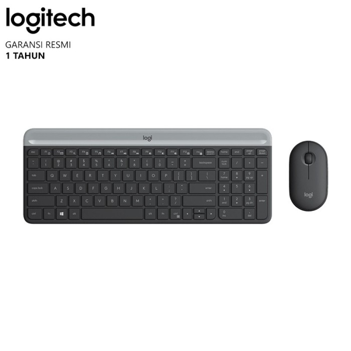 Keyboard Logitech MK470 Combo Keyboard Mouse Wireless Garansi Resmi