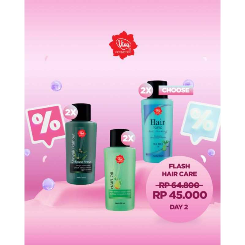 2 Viva Hair Orang Aring 2 Viva Hair Oil Hijau 2 Viva Hair Tonic