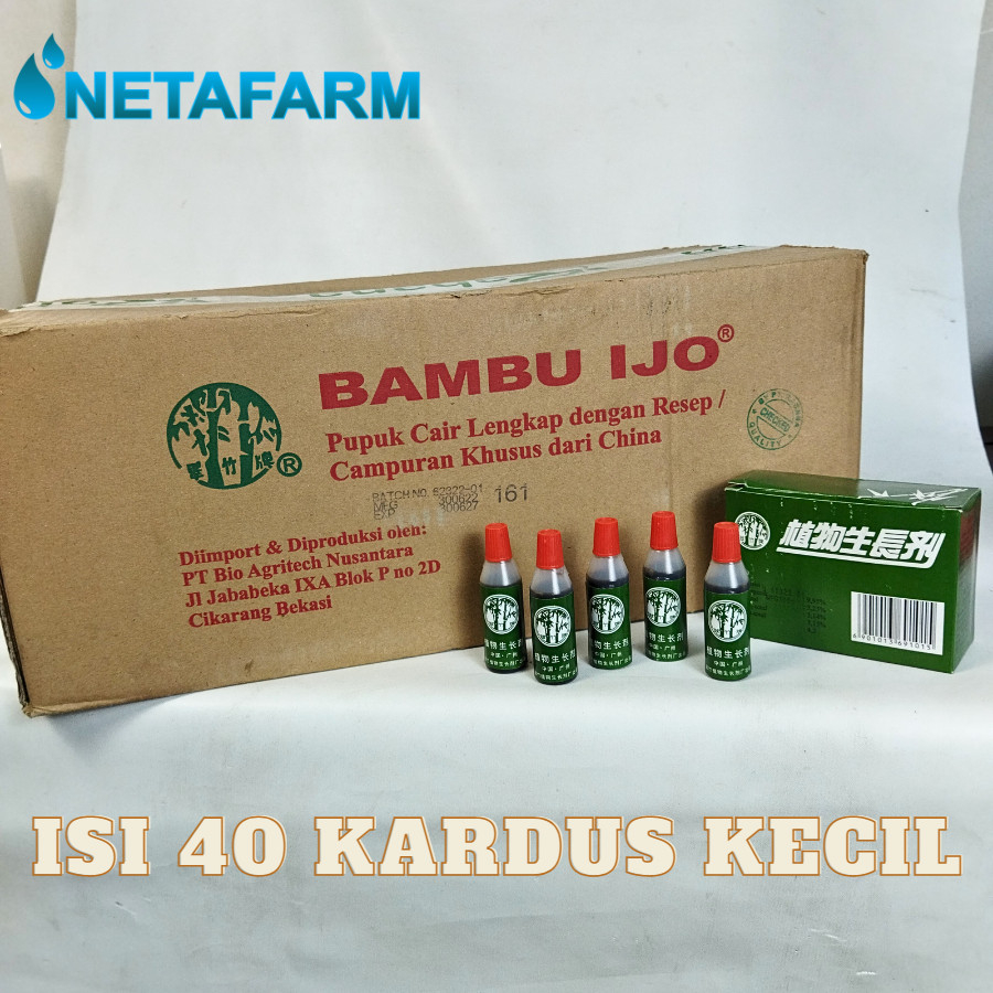 PUPUK ORGANIK CAIR ( POC &amp; ZPT ) Cap BAMBU IJO - 1 kardus ( isi 400 )