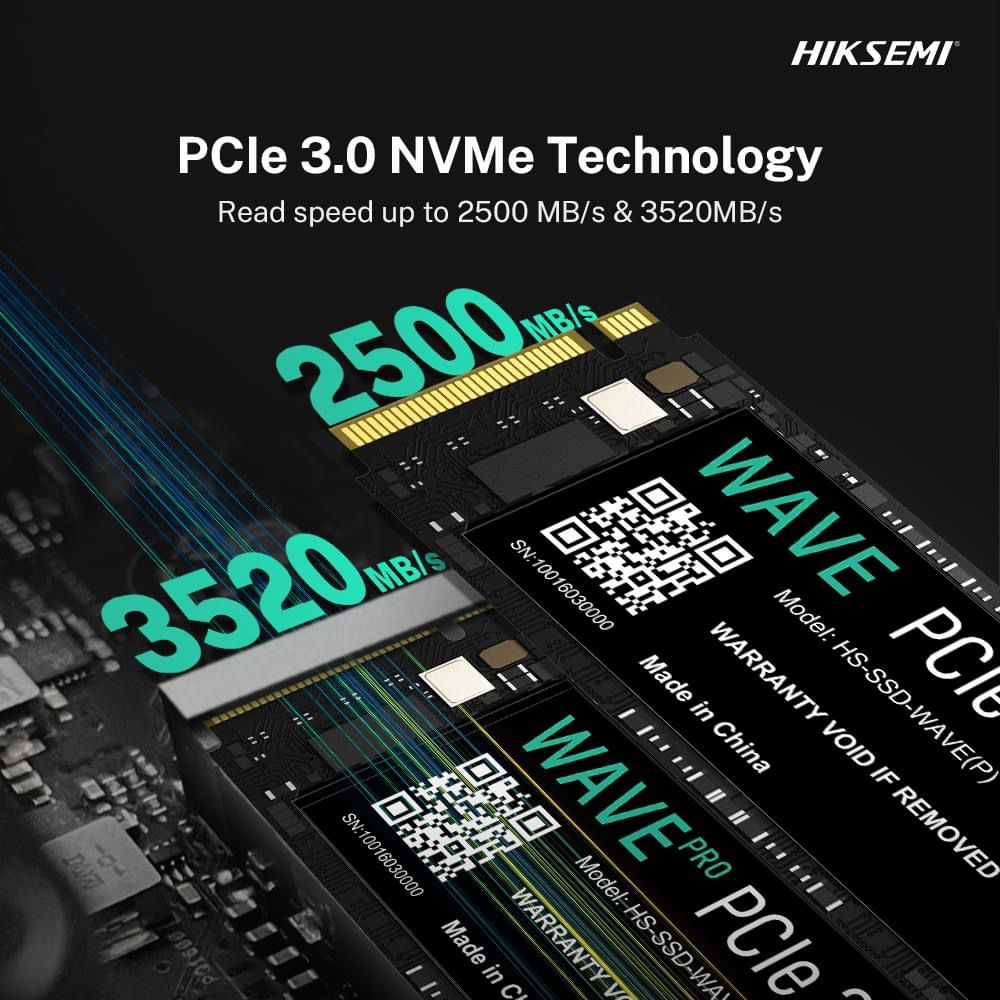 SSD HIKSEMI WAVE Pro PCIe Gen3x4 NVME 256GB | HS-SSD-WAVE Pro(P) 256G