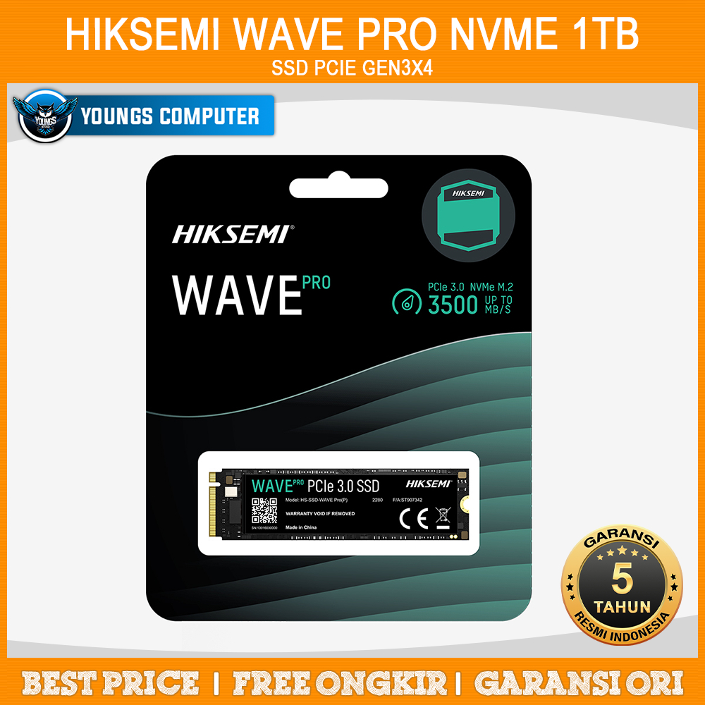 SSD HIKSEMI WAVE Pro PCIe Gen3x4 NVME 1TB | HS-SSD-WAVE Pro(P) 1024G