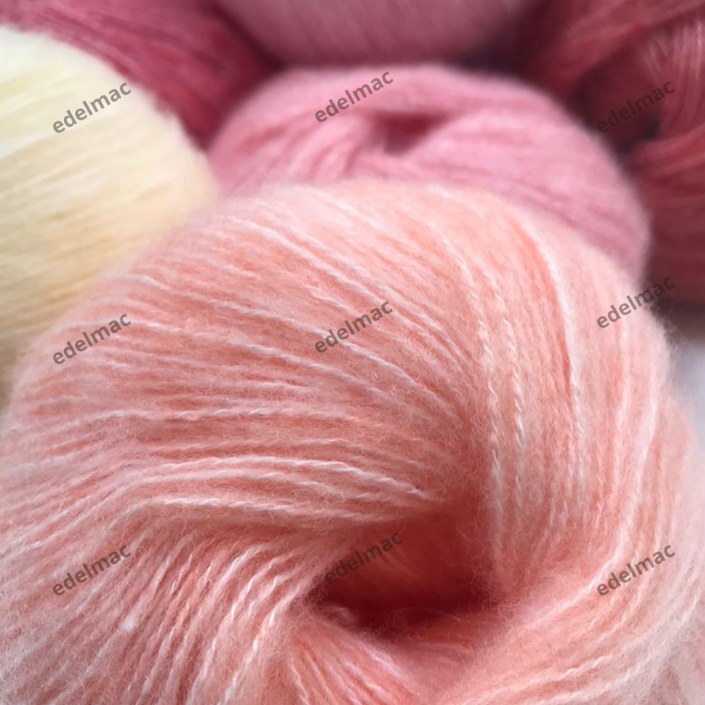 25gram Benang Rajut Mohair Angola Yarn Handcraft Knit Weaving Crochet Knitting Syal Topi Sweter